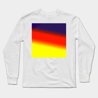 red blue green yellow texture design Long Sleeve T-Shirt